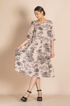 silk-midi-dress-floral-cream