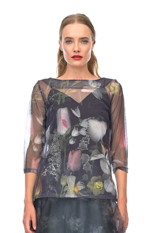 Layla Jones - LJ0395 Print Layer Dress - Exclusive