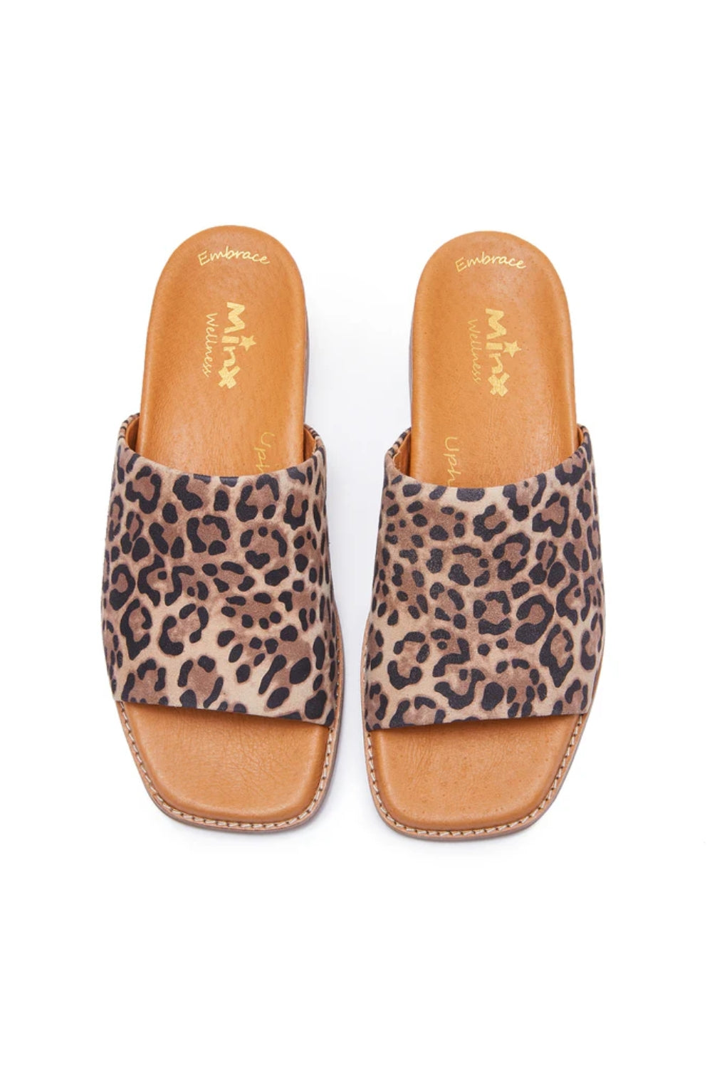 leopard print and tan sandal 