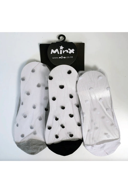 Minx - Spot Sock Sheer Spot Sock 3 Pack