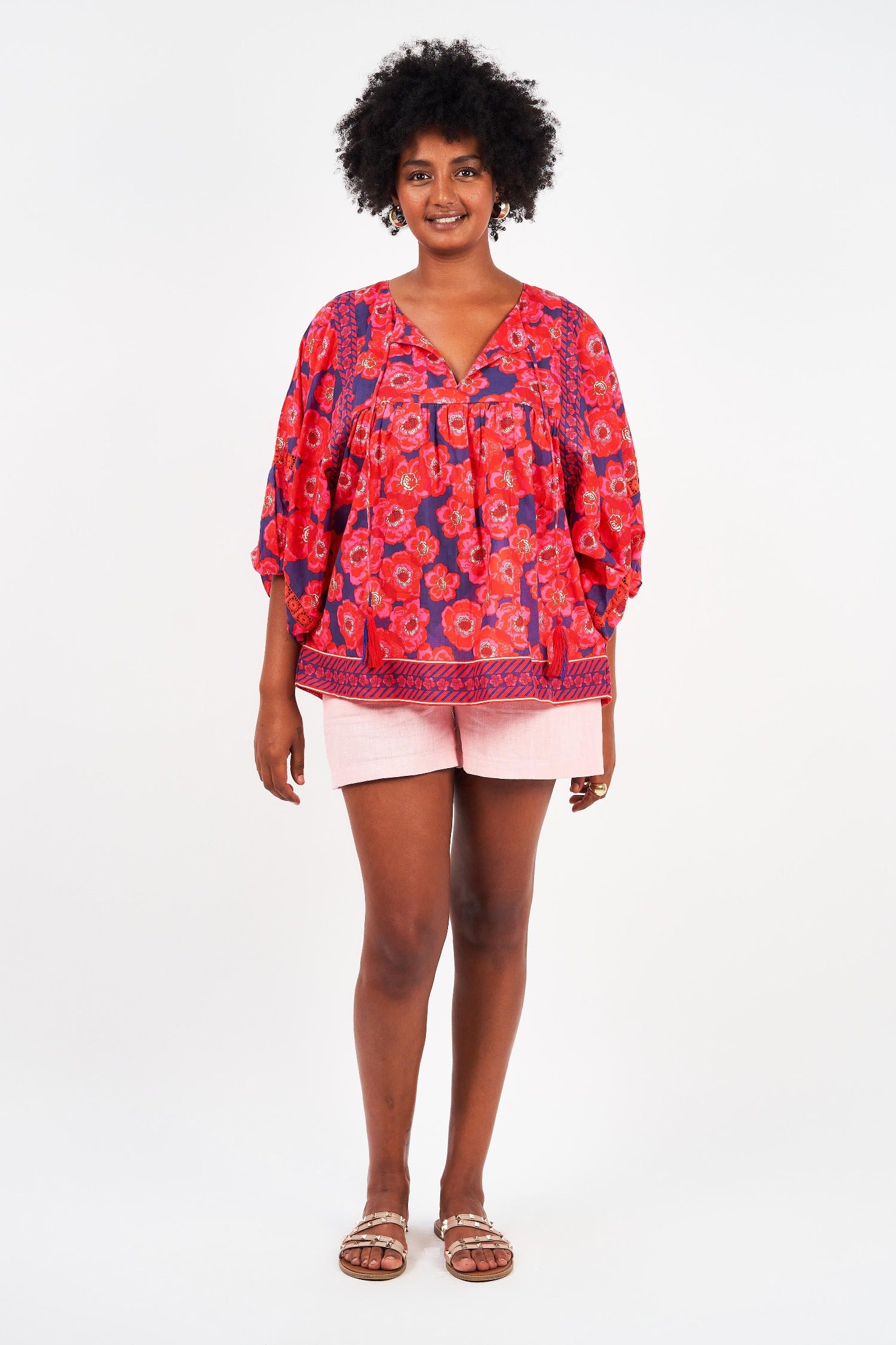 naudic-bahamas-top - women's plus size cotton top