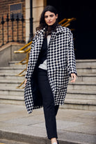 blurred-check-longline-coat-black-ecru