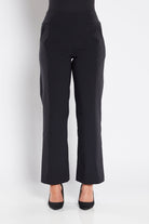 Black pants on a white background