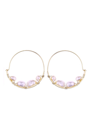 A and C Oslo - 1076-0001 Horn Drop Earrings
