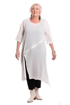 women's plus size adjustable tunic