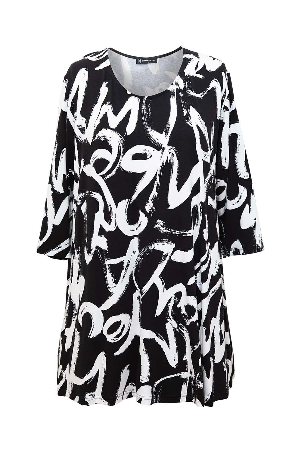 black and white graffiti top clear cut white background