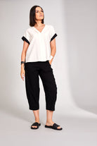 women's plus size pouch pants 