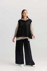 Shanty - SH24066-1 Nola Knit Vest