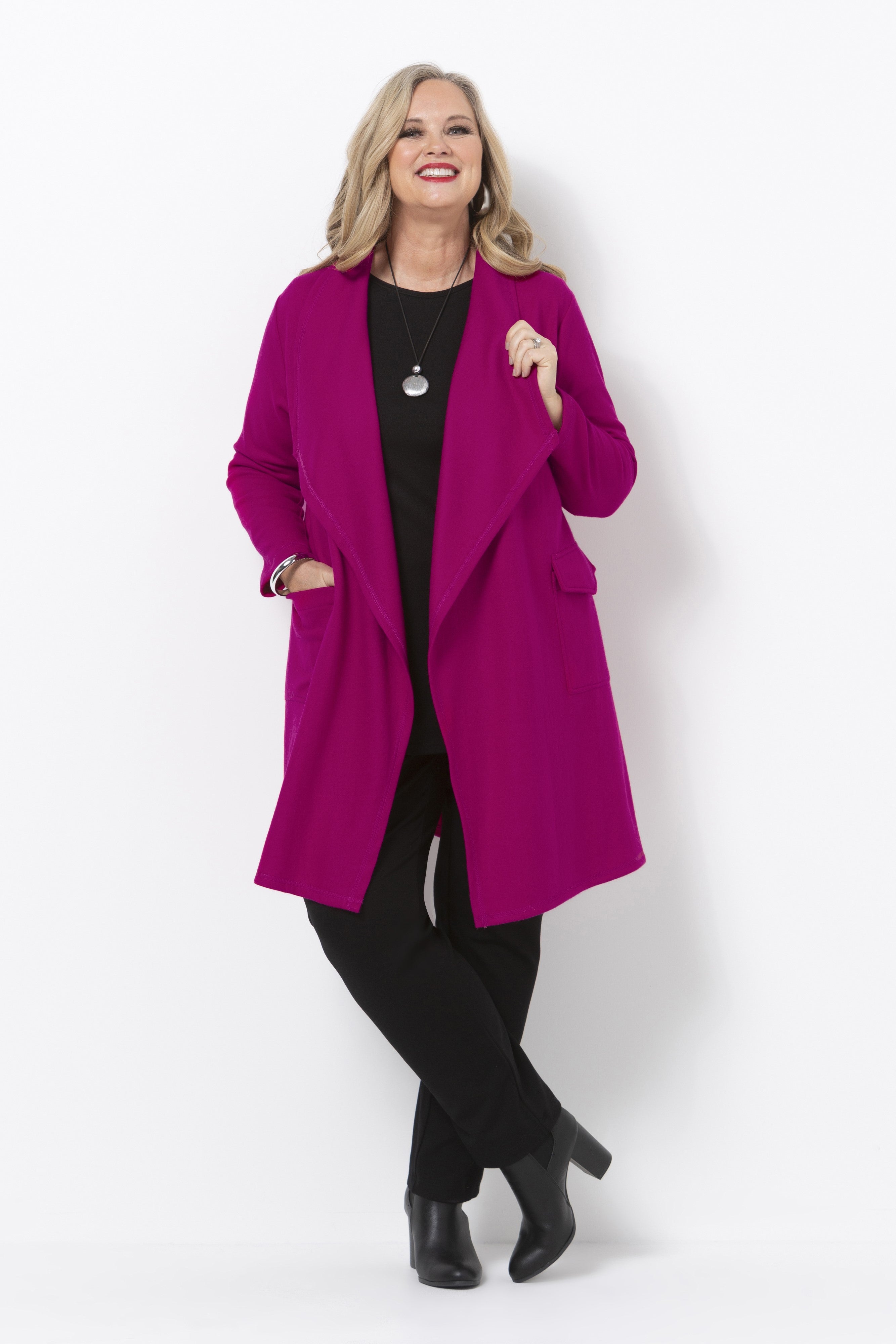 swish-cerise-wool-drape-coat