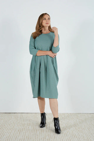 Tirelli - 20A2383 Diagonal Seam Dress - Exclusive