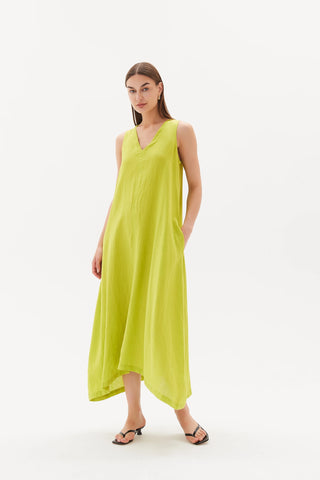 Tirelli - 20A2383 Diagonal Seam Dress - Exclusive