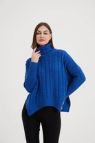 high-neck-cable-knit-jumper-electric-blue-