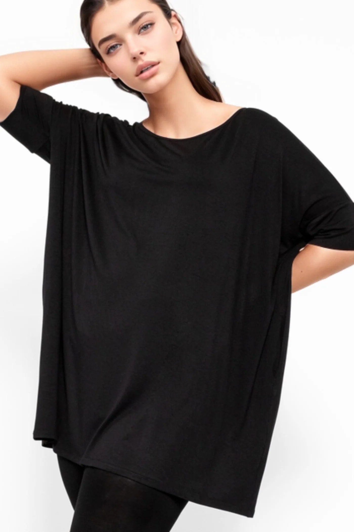 simple-longline-tee-black-plus-size-clothing