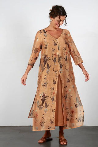 Megan Salmon - M8917 Folk Monarch Dress