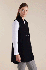 Marco Polo - YTMW43522 Longline Boiled Wool Vest