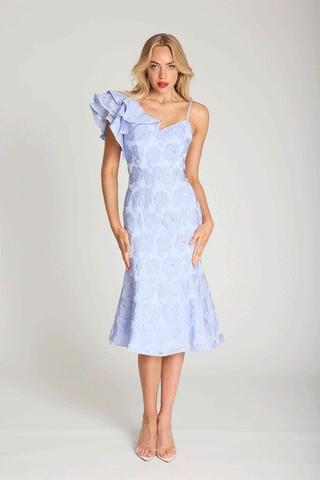 Layla Jones - LJ0395 Print Layer Dress