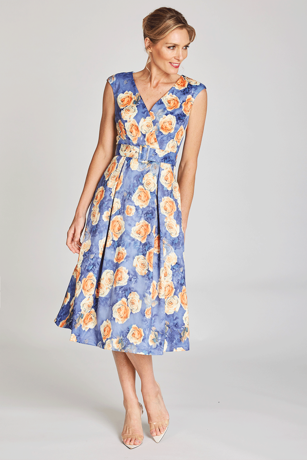 blue-floral-wedding-guest-dress