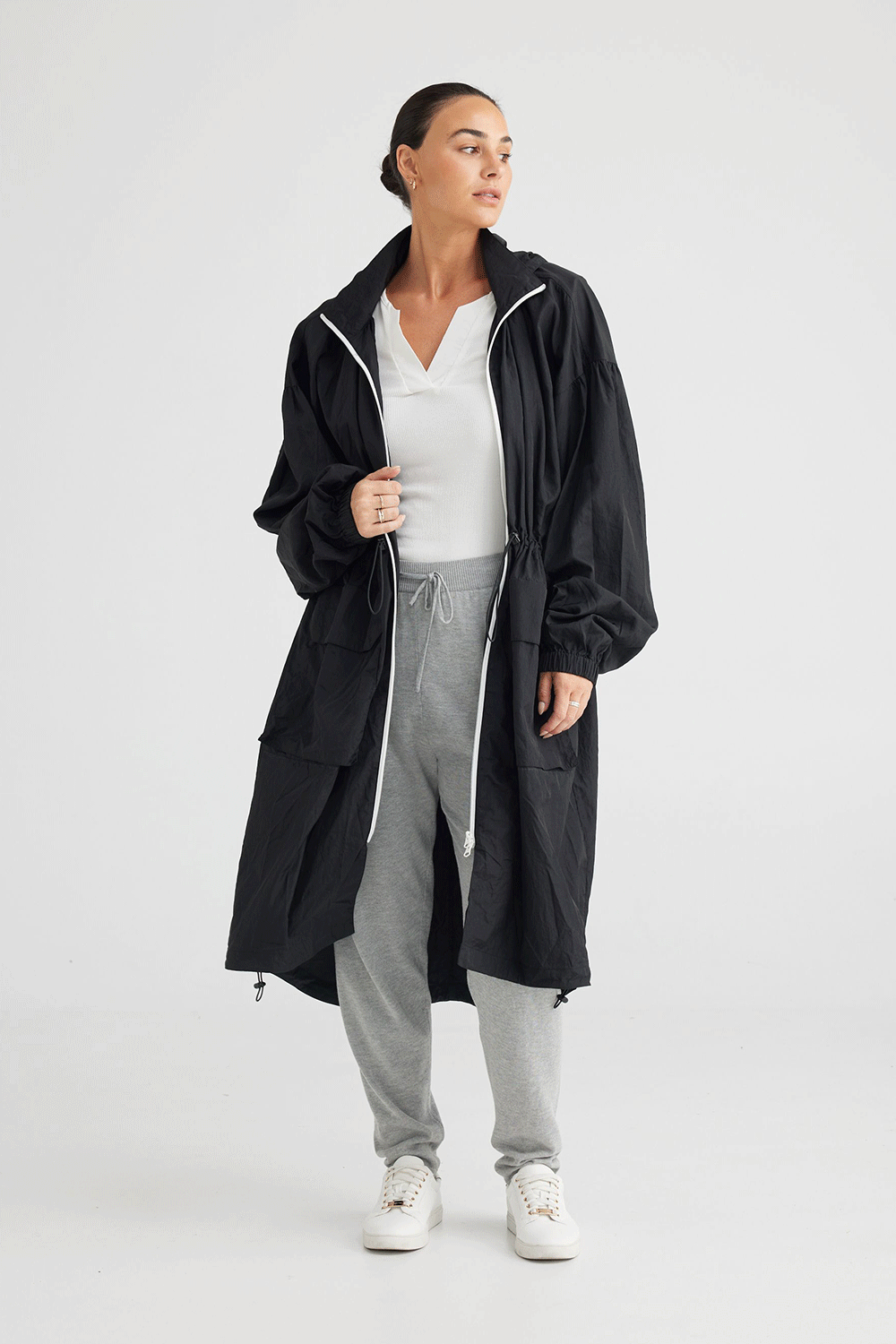 Designer raincoat shop