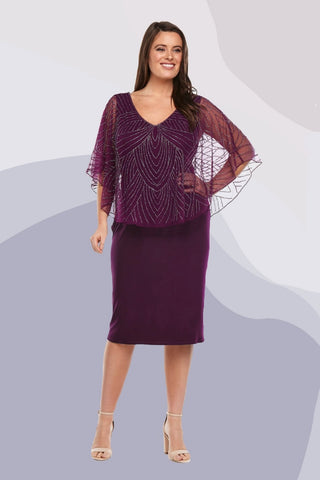 Layla Jones - LJ0452 Chiffon Layer Dress - Exclusive
