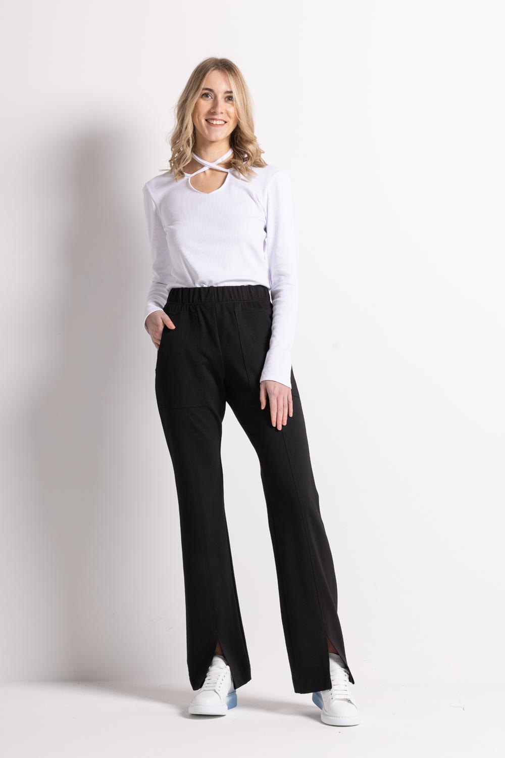 Wide Leg Cropped Pants Style 242026