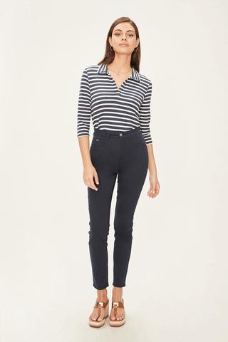 French Dressing Jeans - 6765809 Suzanne Capri Jean