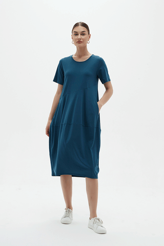 Lala - 1613 Laundry Tuck Hem Dress